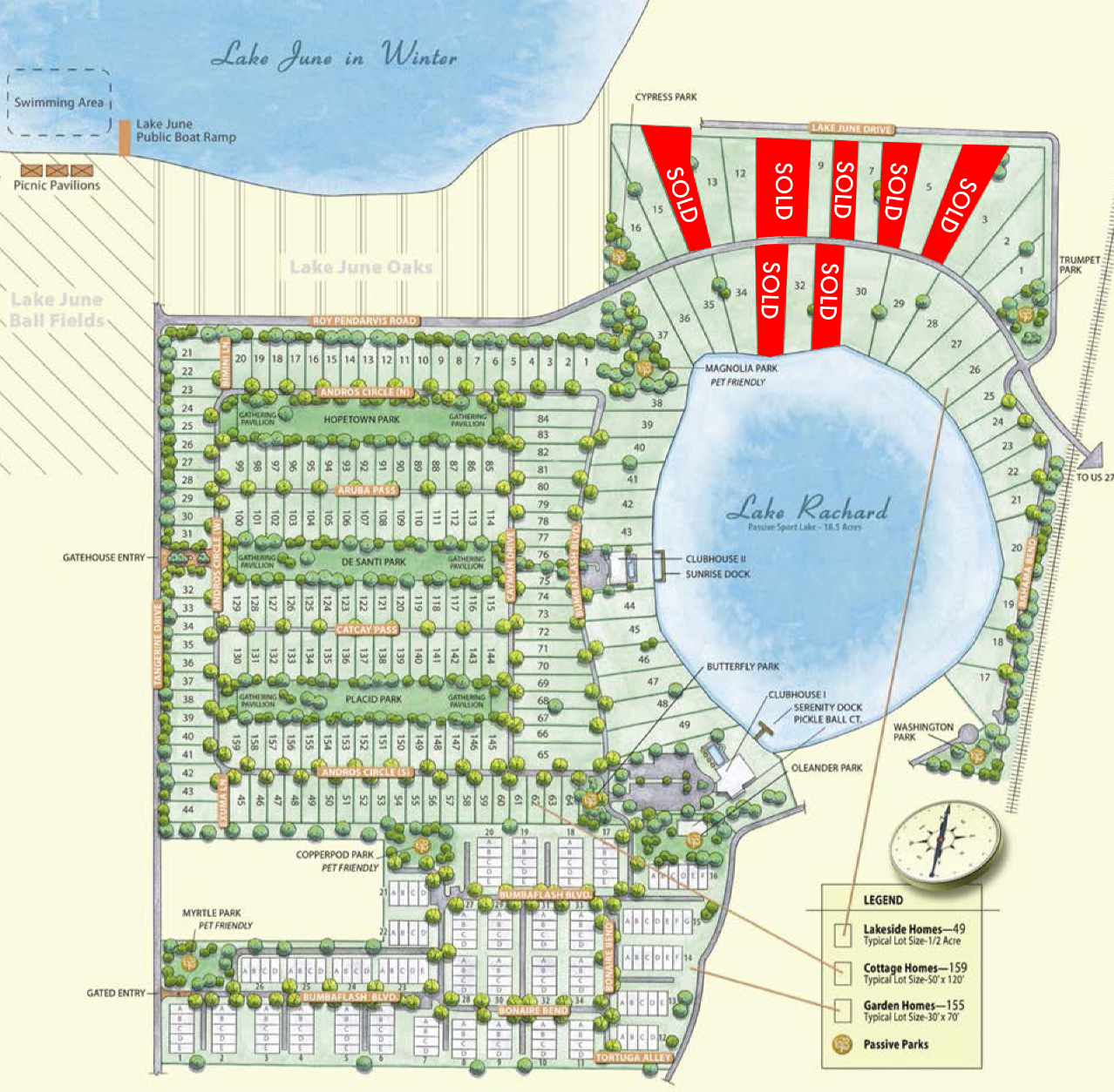 Village on Lake Rachard community site plan
